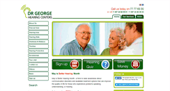 Desktop Screenshot of drgeorgehearingaids.com